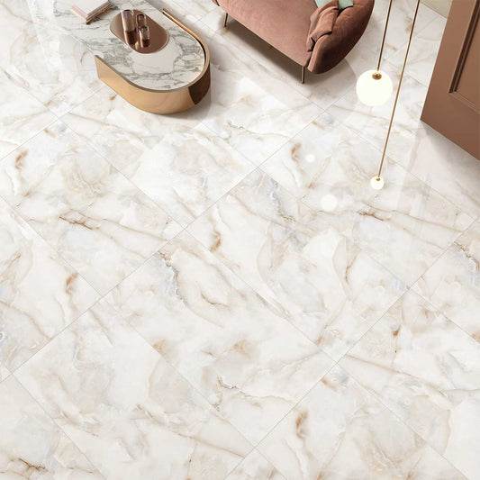 Gresie Sky Beige Glossy 60x120cm