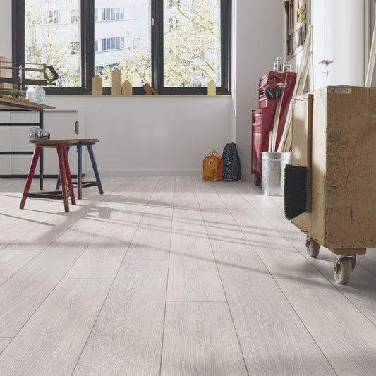 Parchet Robusto XC 12MM 2800 STEJAR CAPITAL ALB