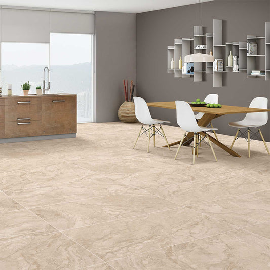 Gresie portelanata Travertino Beige 60x120 cm