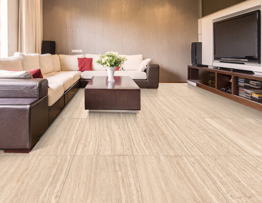 Gresie tivoli travertino brown matt 60x120cm