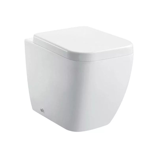 Vas WC OHIO Rimless, stativ – Alb Lucios