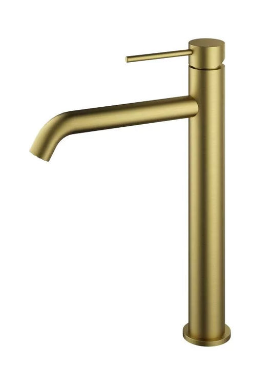 Baterie inalta lavoar NOVA, cu montaj pe blat – Auriu periat