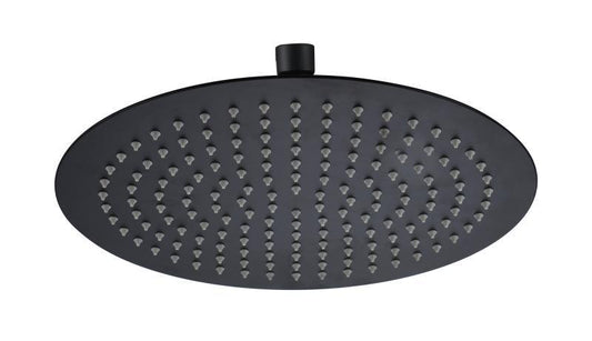 Cap de duș Slim Round 30cm – negru mat