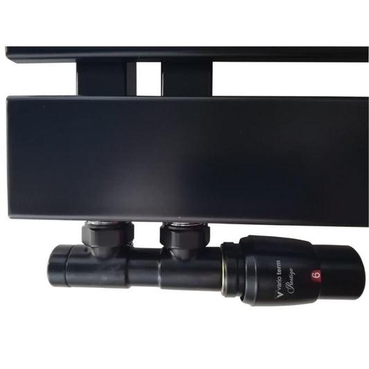 Robinet termostatic pe partea dreaptă DUOPEX / TWINS – negru