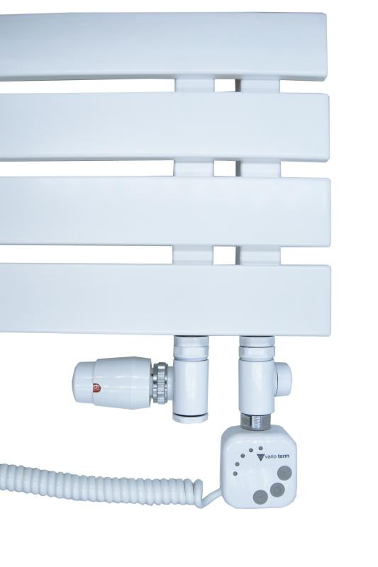 Robinet termostatic pe partea dreaptă VARIOPEX / INTEGRA – alb