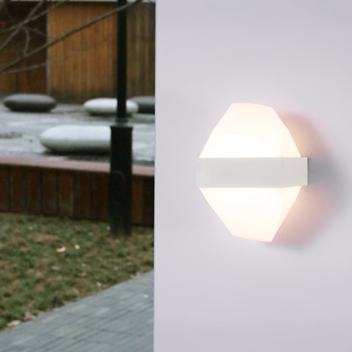 Aplica LED Exterior AX211WH 10W Alb