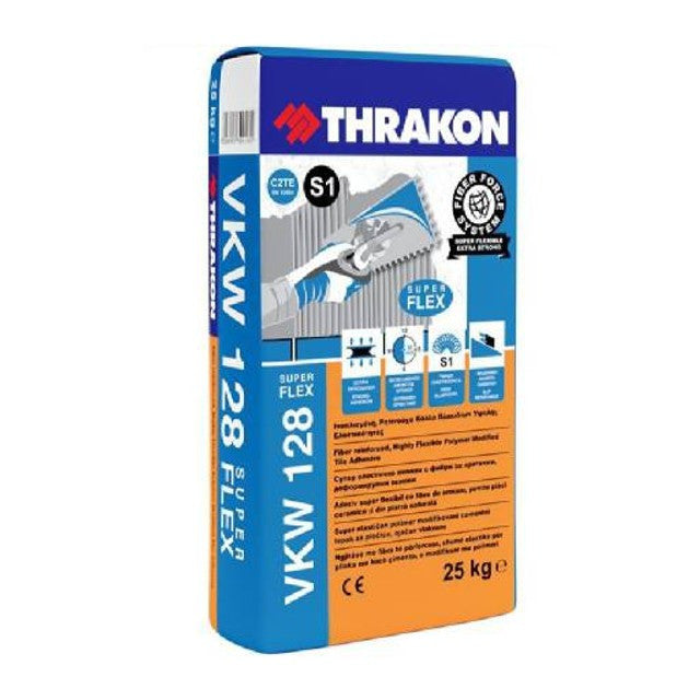 Adeziv flexibil VKW 128, Gri, 25 kg
