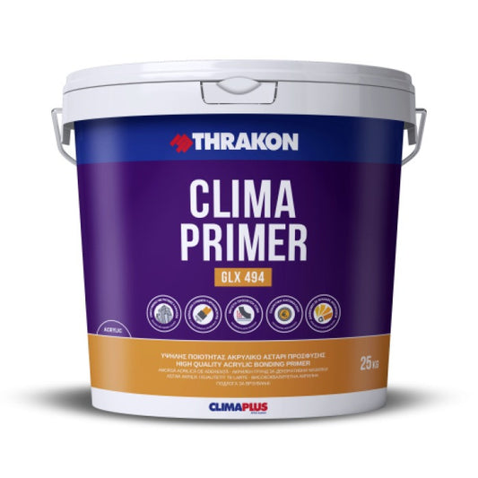 Amorsa acrilica transparenta cu cuart pentru tencuieli decorative THRAKON CLIMA PRIMER GLX 494, 5KG