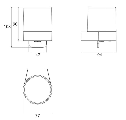 Suport sapun lichid, NORO – negru