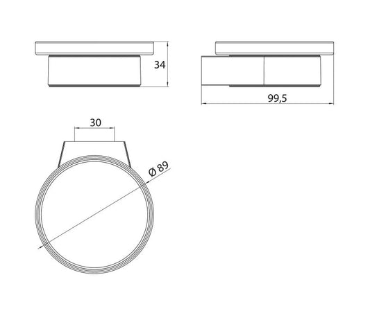 Raft dreptunghiular NORO – negru/verde