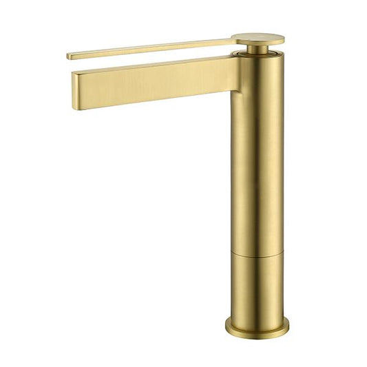Baterie inalta lavoar ELEGANT, cu montaj pe blat – Auriu periat
