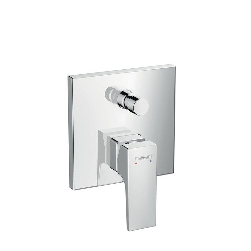 Baterie cada-dus incastrata Hansgrohe, Metropol, crom