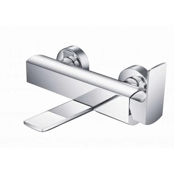 Baterie cadă SPRINGFIELD, pipă pliabilă, cu monaj pe perete – crom