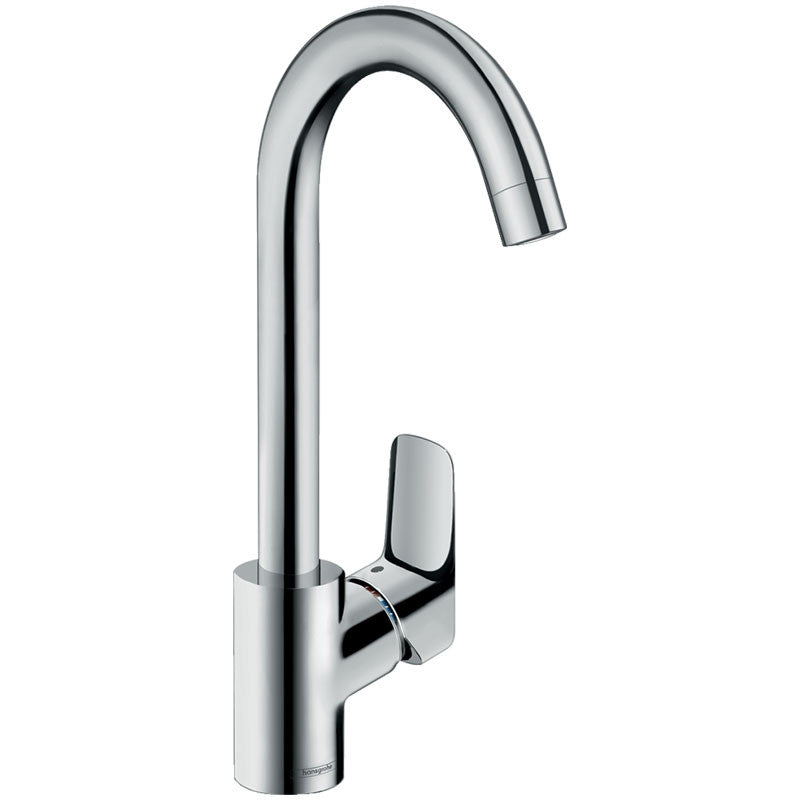 Baterie de bucatarie cu monocomanda, Hansgrohe, Logis M31 260, crom