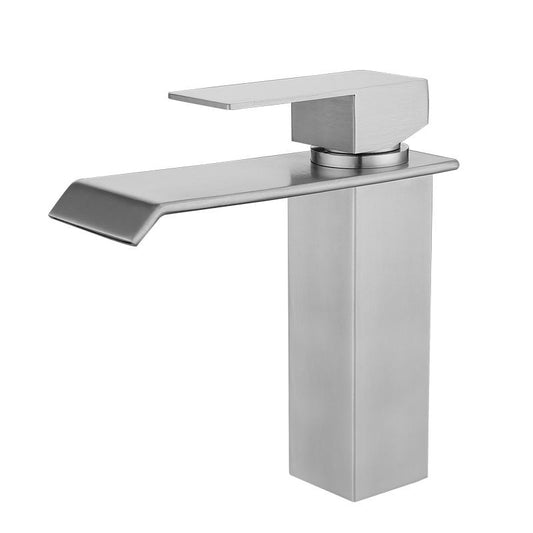 Baterie de lavoar monocomanda inalta satinat BF051ST