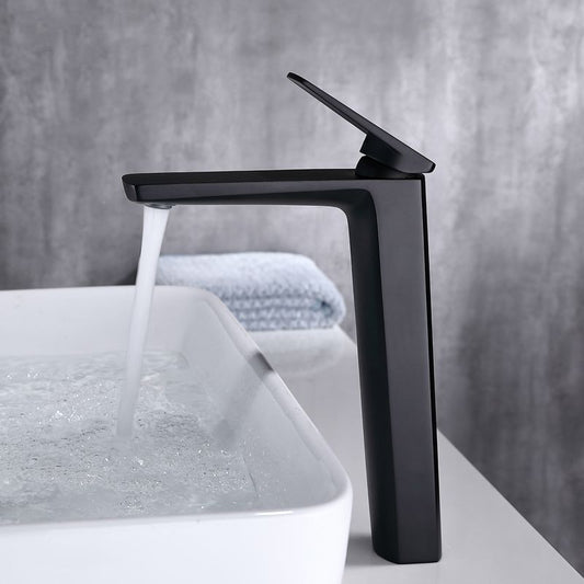 Baterie inalta lavoar Lago negru mat