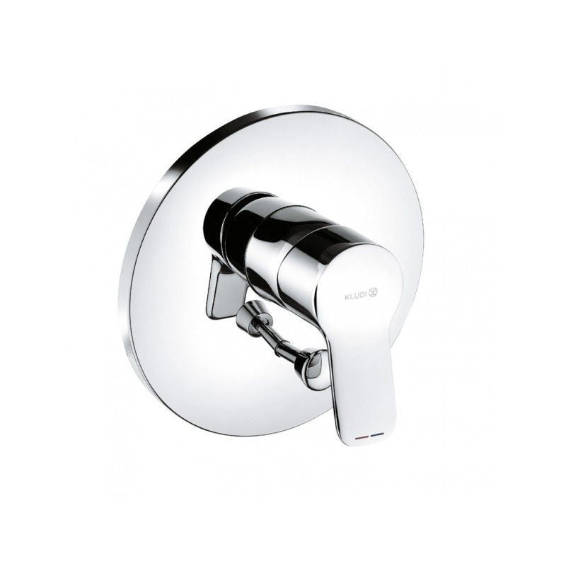 Baterie incastrata cada - dus Kludi, Pure & Easy, crom