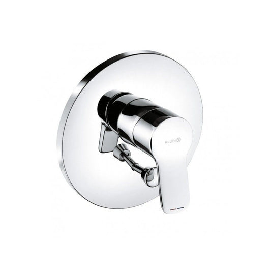 Baterie incastrata cada - dus Kludi, Pure & Easy, crom