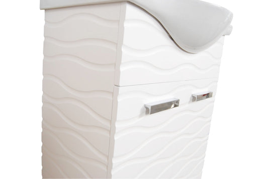 Mobilier Baie și lavoar, Seria 144, 65cm, Alb