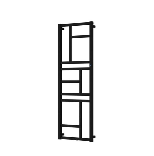 Calorifer portprosop FRISCO BLACK 1187x530mm – negru satinat