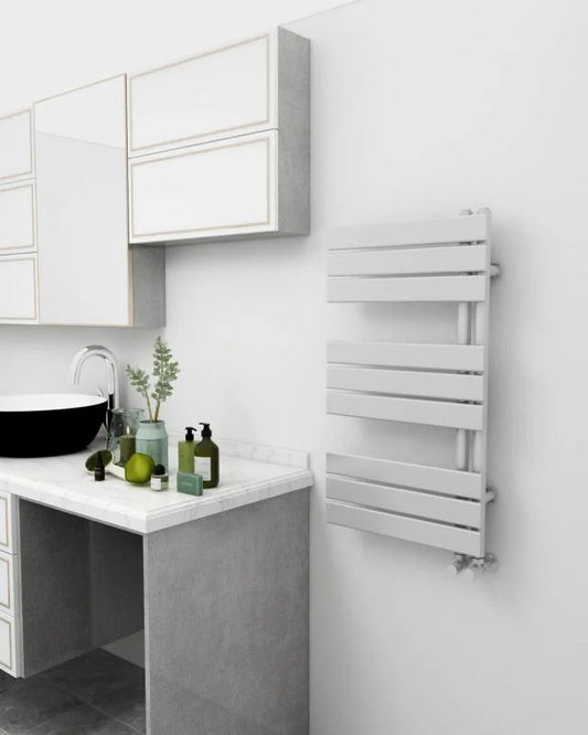 Calorifer portprosop HORIZONT WHITE 900x500mm – alb lucios