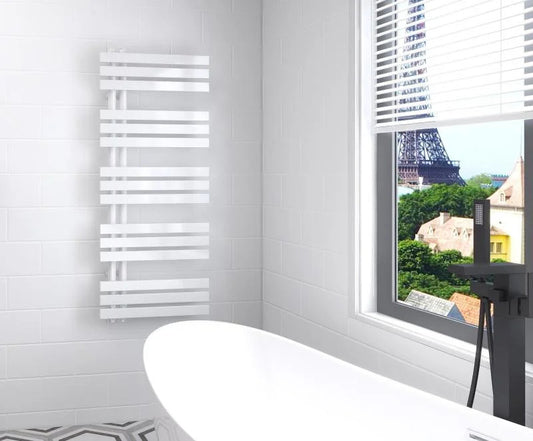 Calorifer portprosop HORIZONT WHITE SLIM 1200x500mm – alb
