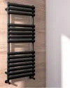 Calorifer portprosop MOON BLACK 1200x500mm – negru mat