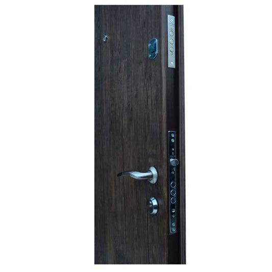 Ușă Metalică Apartament Clasic Stejar Auriu