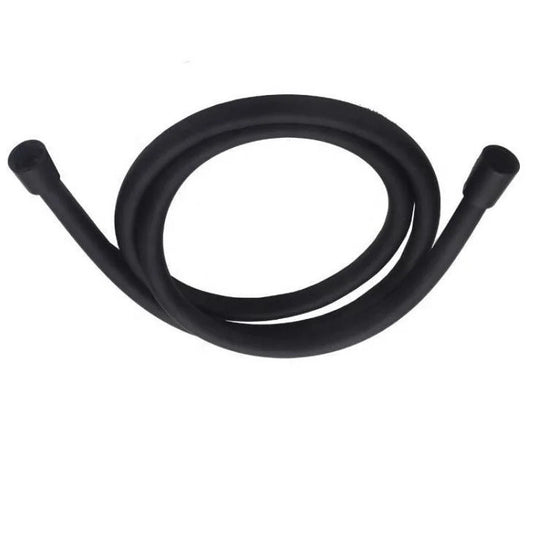 Furtun de duș BLACKFIELD, cu efect metalic 1,5 m – negru