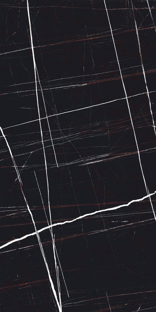 Gresie meridyen black high gloss 60x120cm