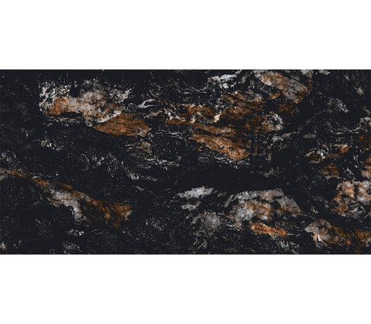 Gresie rectificata Midnight black 60x120cm