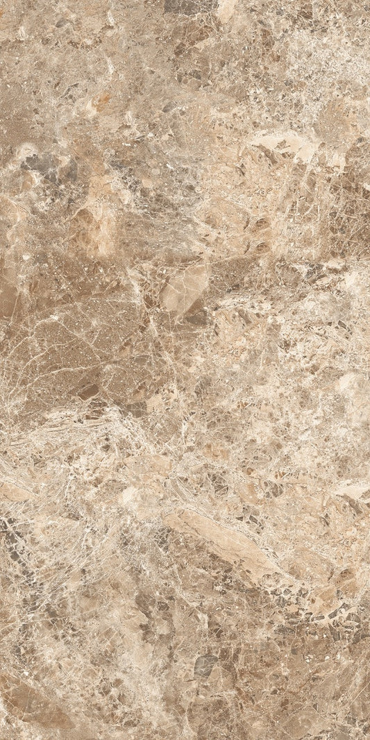 Gresie portelanata Solaris Brown 60x120 cm