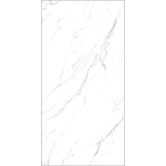 Gresie Portelanata Statuario Grigio Lucido 120X278