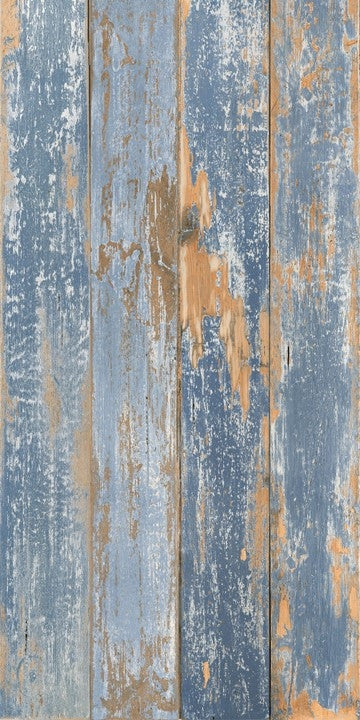 Gresie portelanata Worn Wood Azul 60x120cm