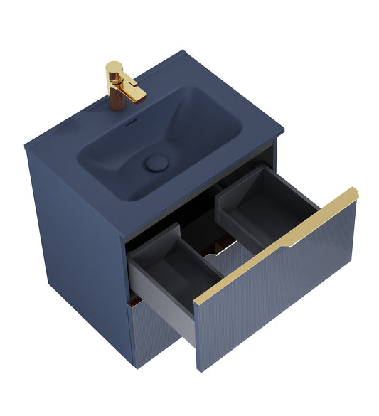 Lavoar încorporabil 60cm, navy blue mat – Skappa