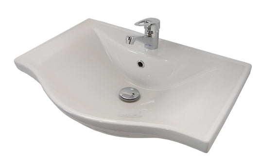 Mobilier Baie și lavoar, Seria 110, 65cm, Alb