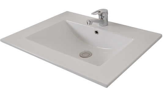 Mobilier Baie MDF și lavoar, Seria 054, 70cm, Alb