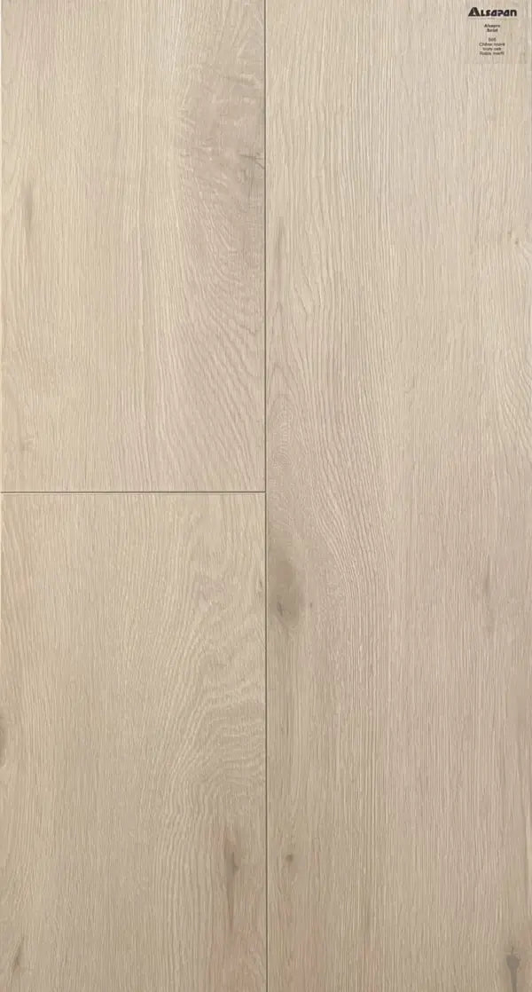 Parchet laminat Alsapan Solid Ivory Oak 12 mm, clasa trafic AC6, bizotat 4V 5G