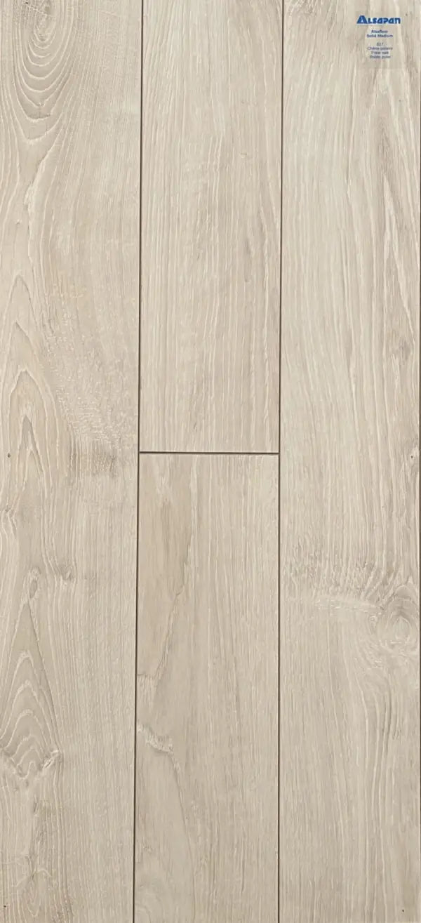 Parchet laminat Alsapan Solid Medium Polar Oak 12 mm, clasa trafic AC6, bizotat 4V 5G