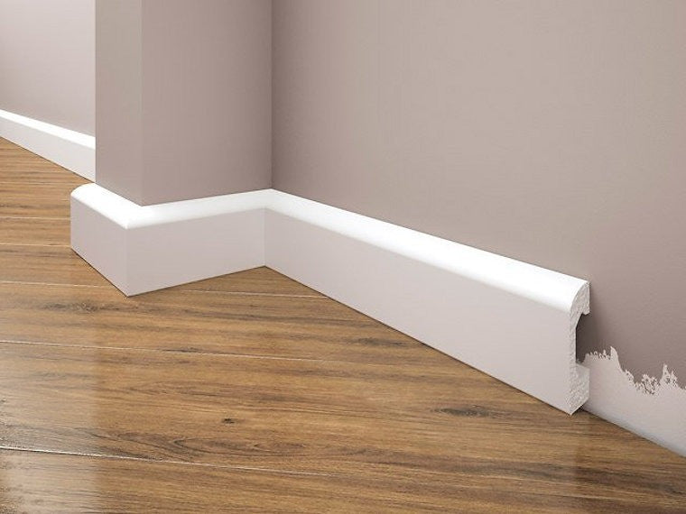 Plinta decorativa alba duropolimer 04