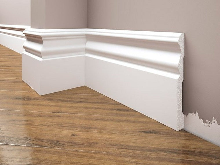 Plinta decorativa alba duropolimer 09