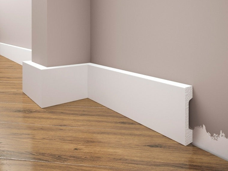 Plinta decorativa alba duropolimer 23