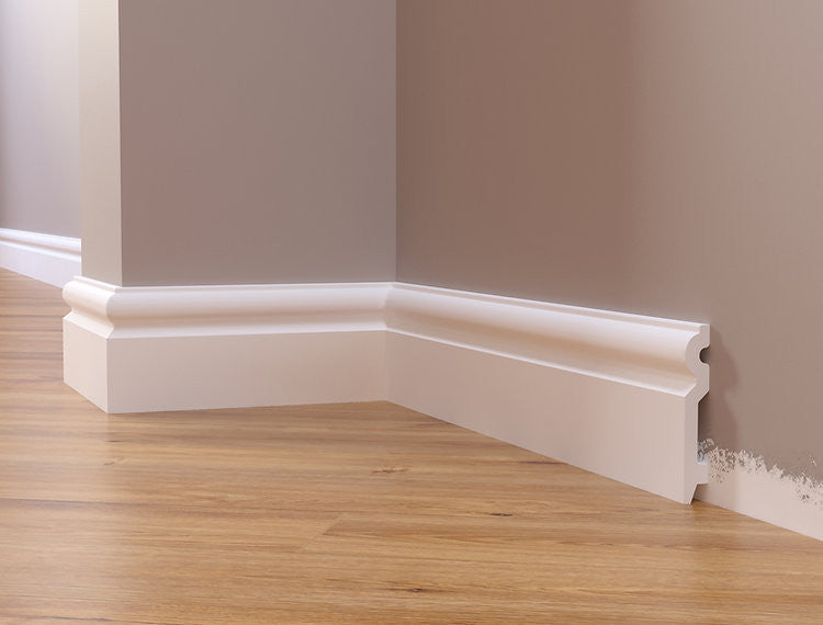 Plinta decorativa alba duropolimer 81