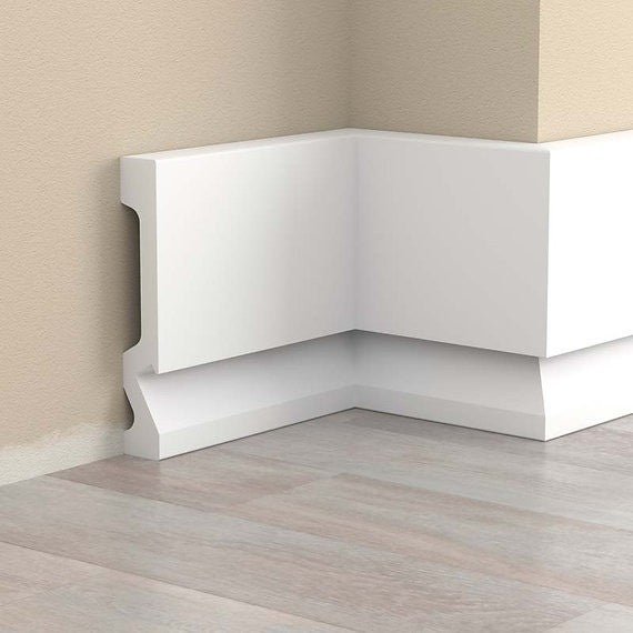 Plinta LED decorativa alba duropolimer 29