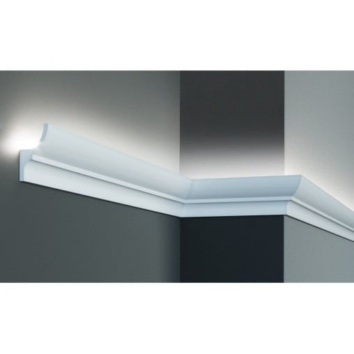 Profil pentru banda LED din poliuretan KF701 - 7x4x200 cm