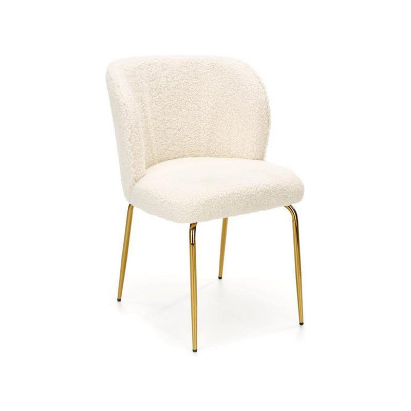 Scaun K474, stofa blana crem, 54x64x80 cm