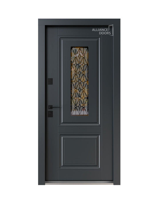 Usa exterior Atena Thermo ArWood BLK (alb interior)
