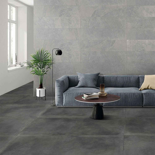 Gresie Portelanata Avier Piombo Matt Structure 80X160