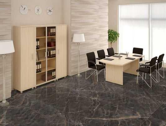 Gresie Portelanata Lyon Nero 80X160