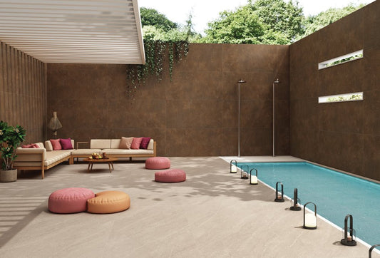 Gresie Portelanata Metalik Copper - Matt 80X160